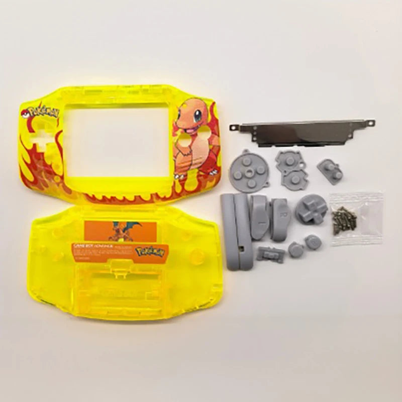 GBA Console replacement Shell - Pokémon Limited Edition Compatible with 2.9" / 3.0" full fit Screens