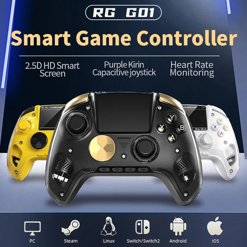 Anbernic RG G01 Hall Effect Wireless Controller for PC & Switch