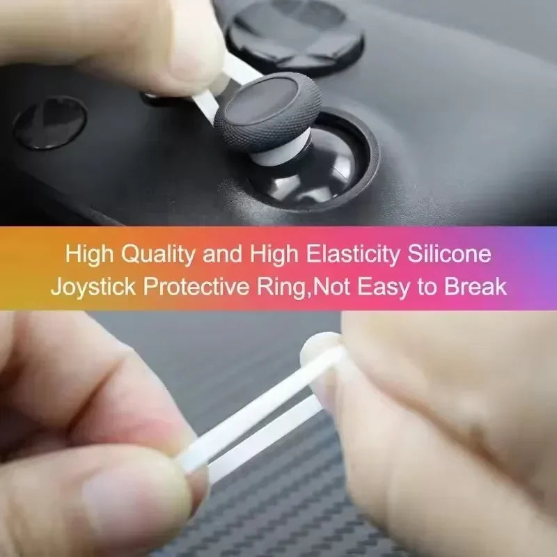12/2X Joystick Protector Rubber Invisible Elastic Protective Ring for Playstation Portal Steam Deck ROG Controller Cover Ring