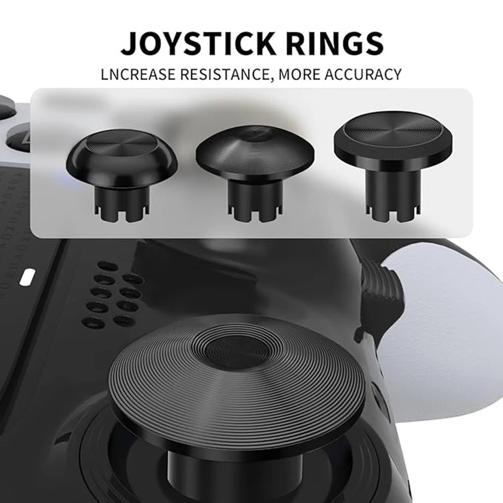 2024 NEW Metal Thumbsticks for PS5 PS4 Controller Buttons 3D Analog Stick Joystick Replacement Accessories Parts