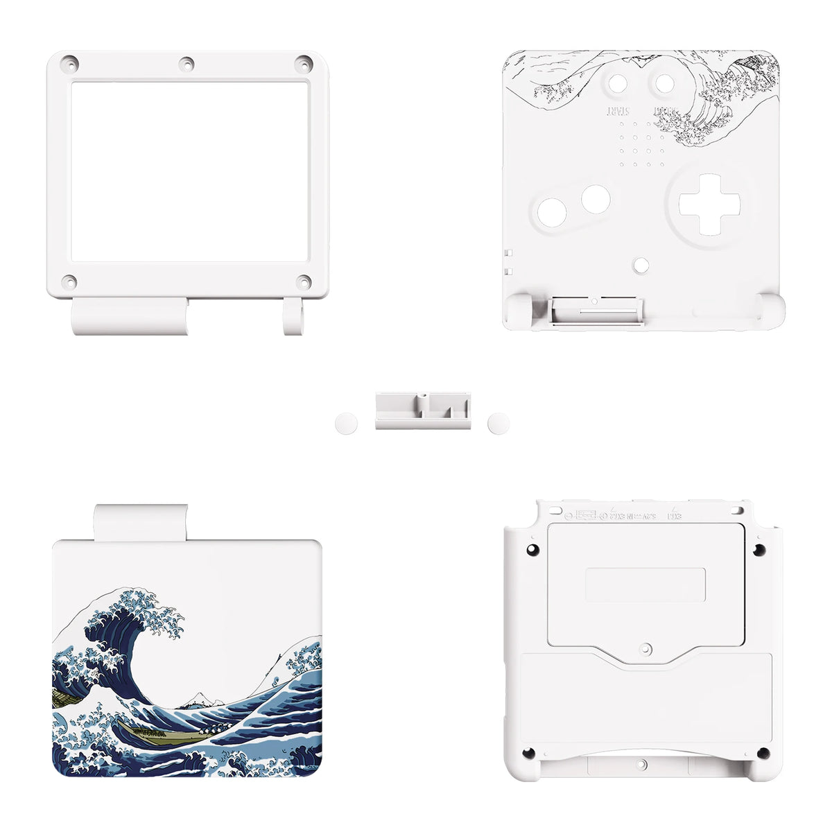 eXtremeRate IPS Ready Shell for GBA SP, IPS & Standard LCD