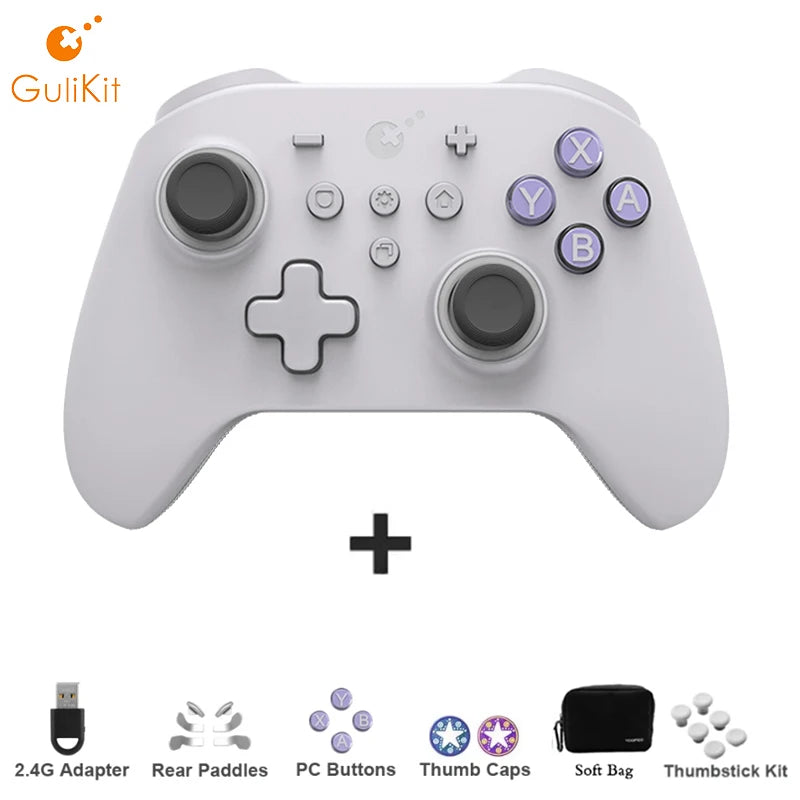 GuliKit KK3 MAX Controller NS39 KingKong 3 Gamepad with Hall Effect Joysticks & Triggers for Windows Nintendo Switch Android iOS