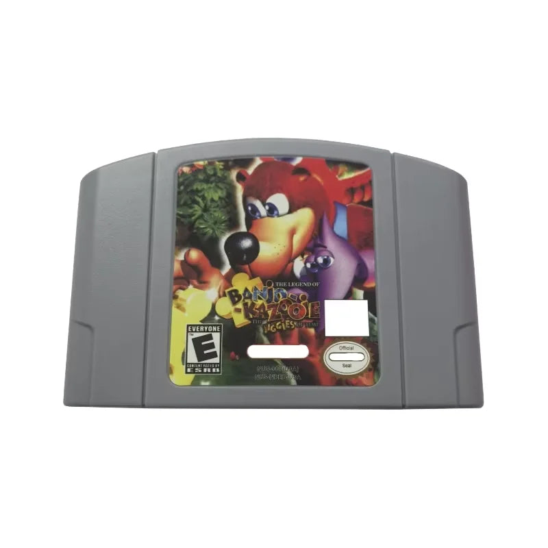 N64 USA NTSC Version 64 Bit Console Video Games Cartridge BANJO Series DREAMIE JIGGIES KAZOOIE TOOIE Hobby Collection Gift Toys