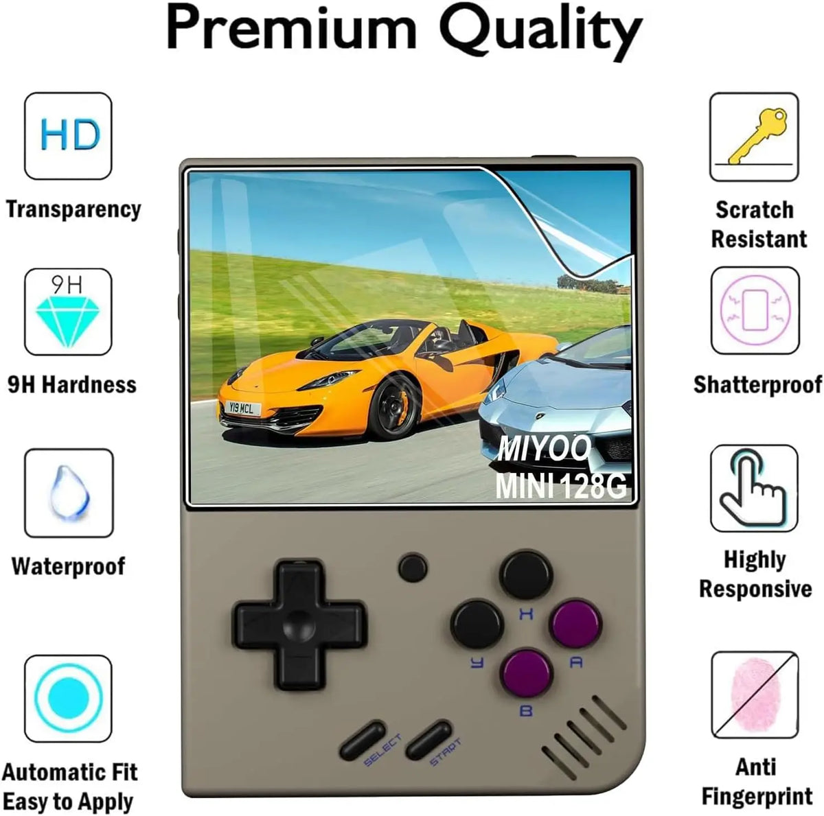 2-5 PCS HD Full Hydraulic Hydrogel Pet Film For Miyoo Mini Plus Protective Screen Protector For Miyoo Mini+ 3.5inch