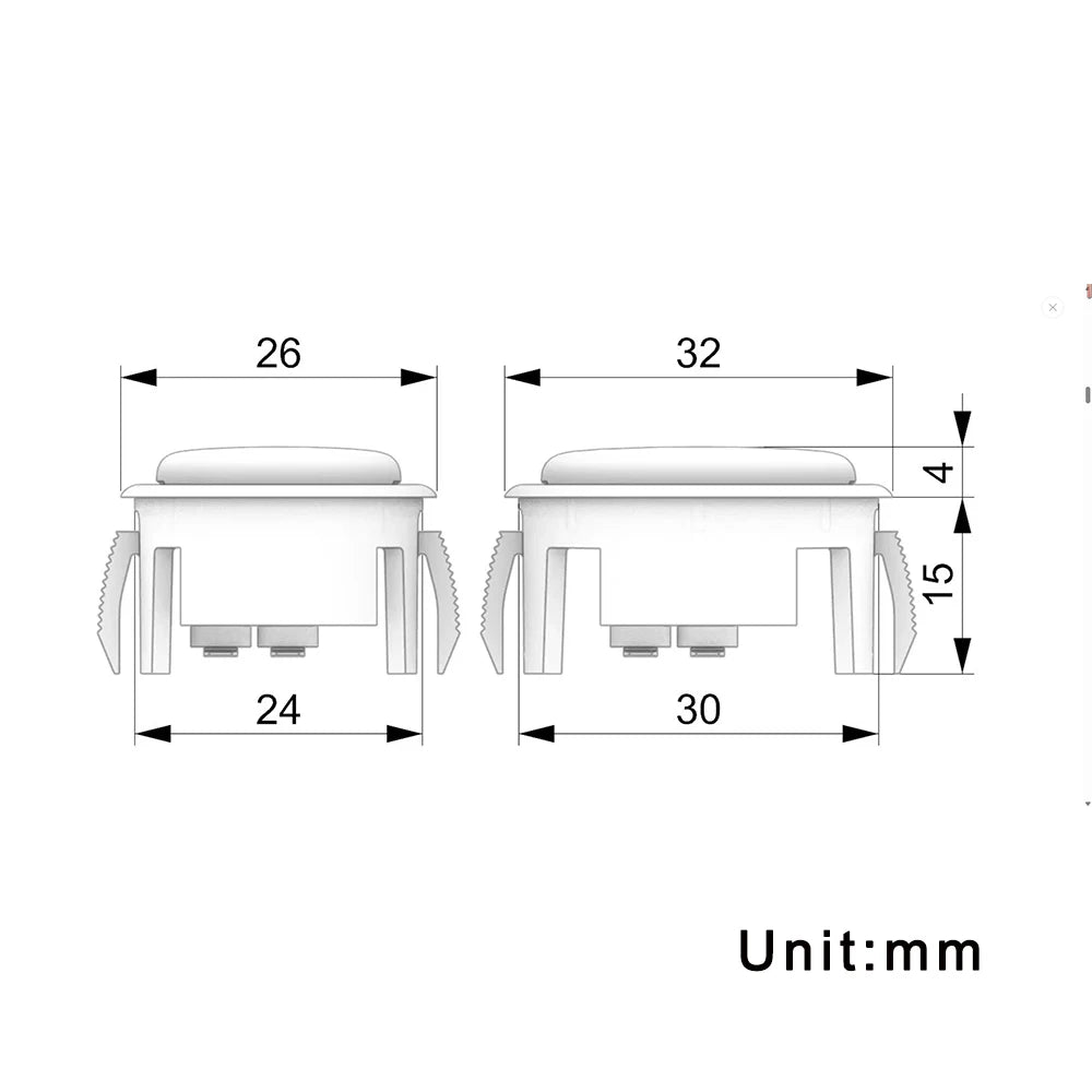 Punk Workshop PWS V2 Arcade Button Kit, 1x 30mm and 11x 24mm