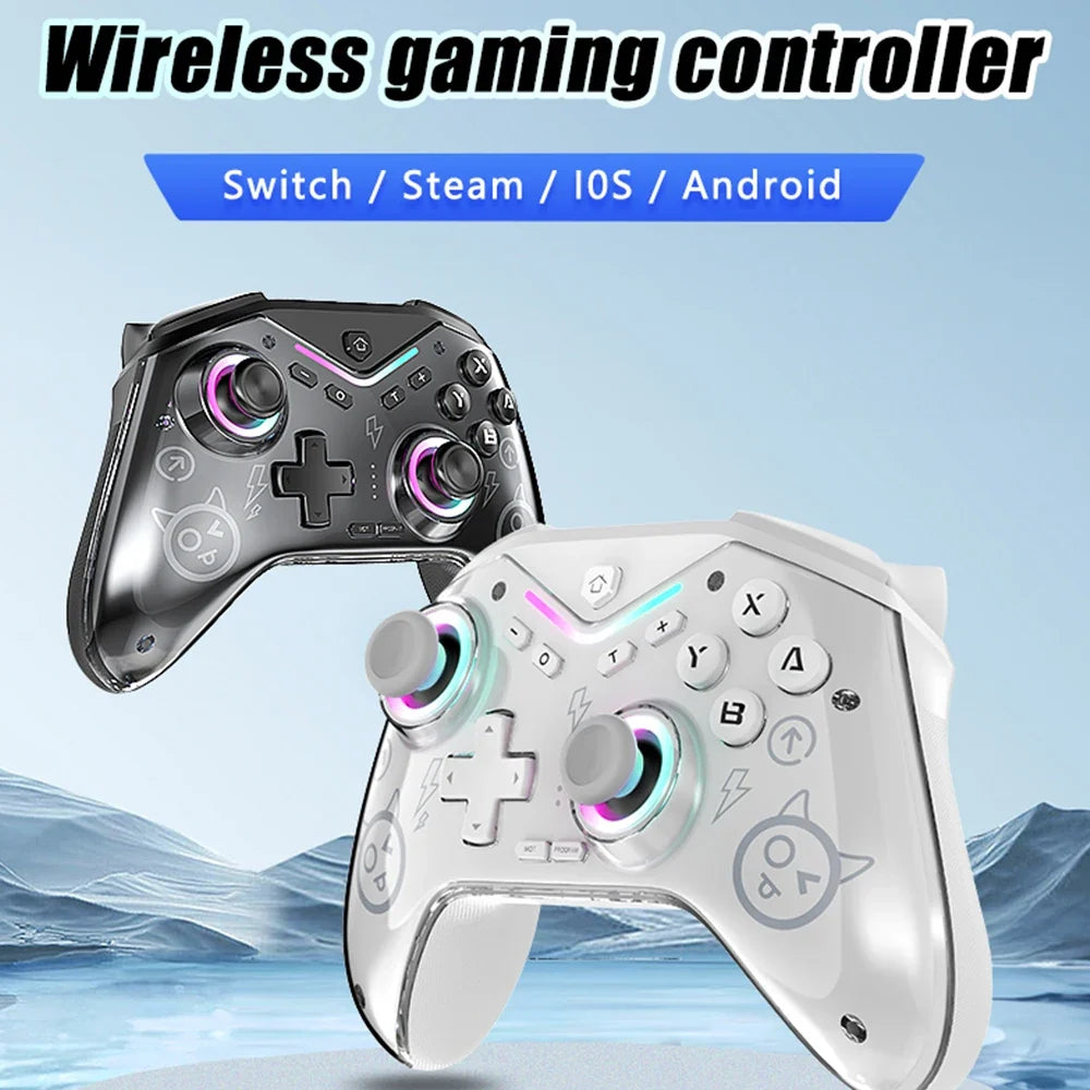 CM-619 Wireless Controller for Switch, PC, Android & iOS, RGB