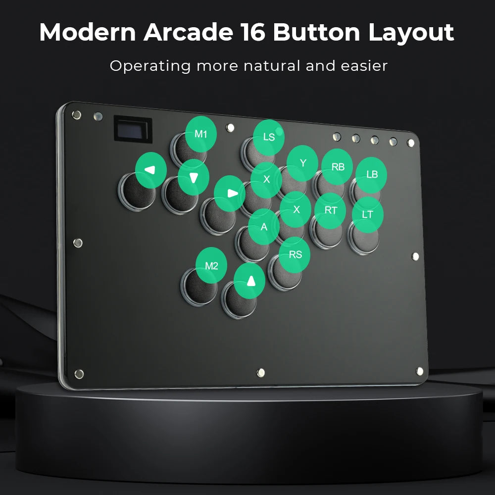 Haute42 T16 Leverless Hitbox Fight Stick for PC/PS4/PS5/Switch
