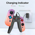 AED6-Game Controller Charging Dock Grip With LED Indicator For Nintendo Switch Joy Con Joycon Charger Controller Accessories