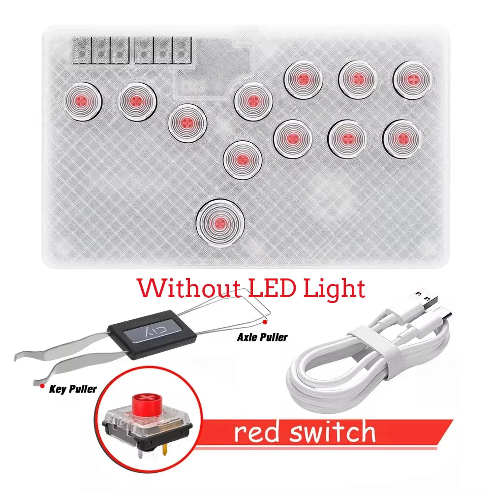 Flatbox Original Hitbox Controller GP2040-CE for PC, PS4, Switch