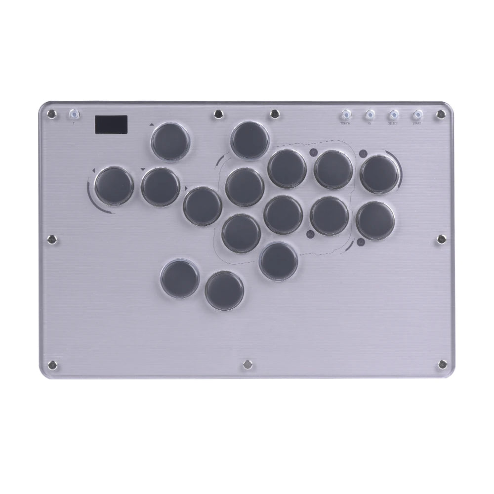 Haute42 Arcade Joystick Hitbox Leverless Controller Arcade Fighting Game Hitbox For PC /PS3/Ps4 /Switch Mini Arcade FightStick