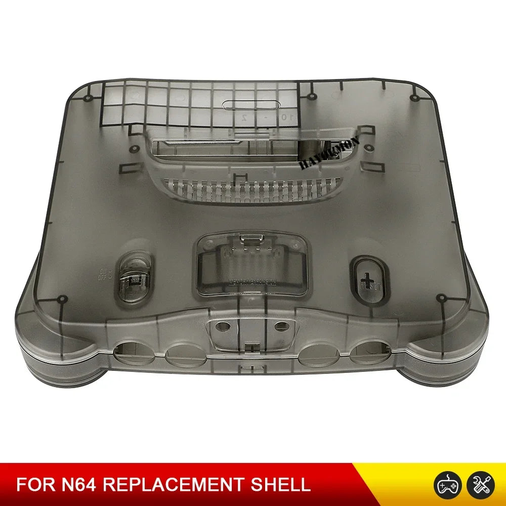 Multi-Colors Replacement Plastic Shell Translucent Case for N64 Replacement Case Transparent Boxes For N64 Console Gaming Access