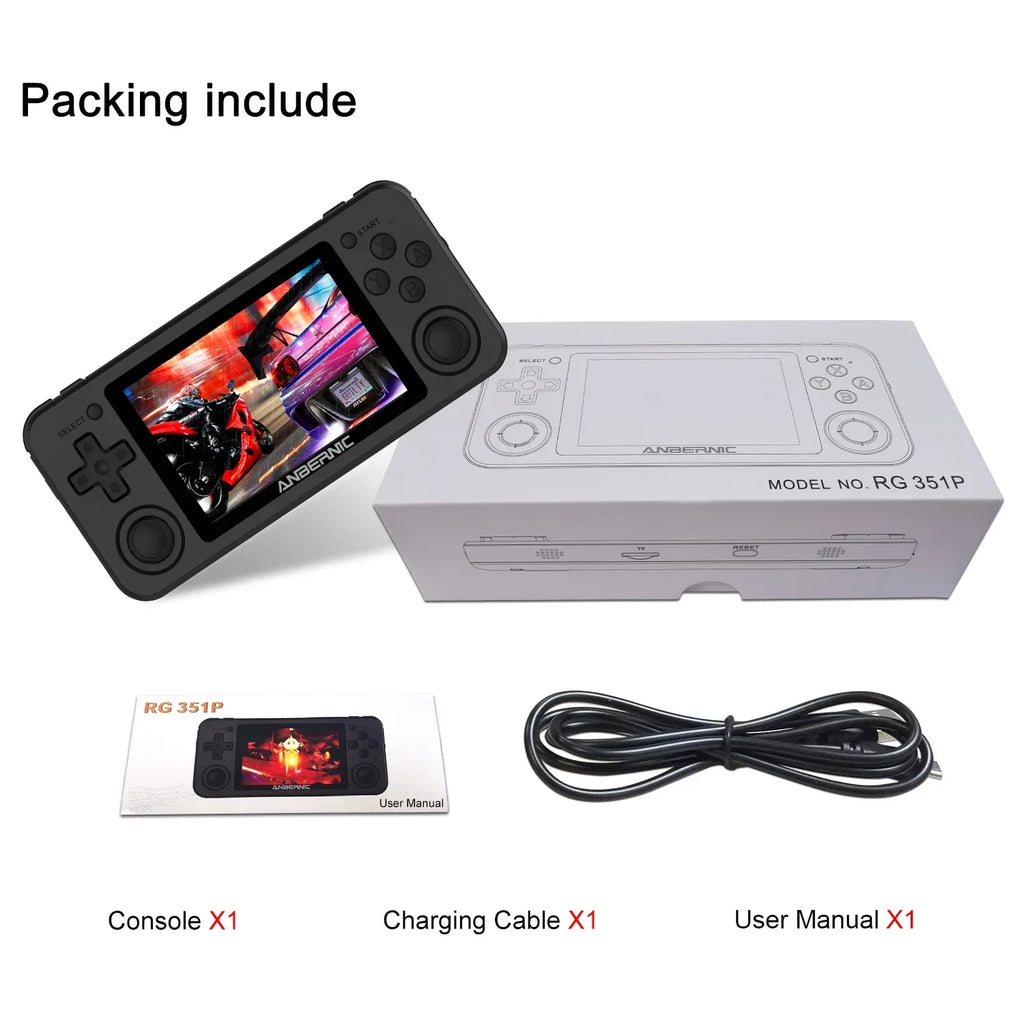 Anbernic RG351P Retro Handheld, 3.5-inch IPS, 64G, 2500 Games