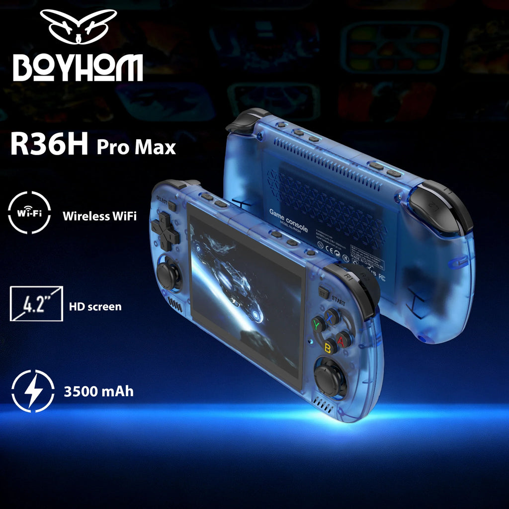 R36H Pro Max Retro Handheld Console IPS Screen WiFi 3500mAh