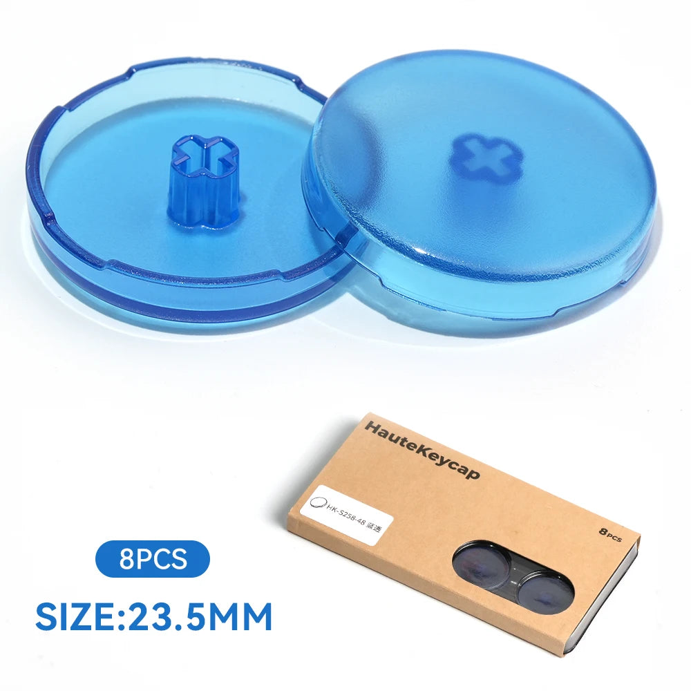 Haute42 23.5MM/25.8MM Hitbox Button Caps For Leverless Controller 8Pcs Cross Keycaps For Stickless Hitbox Controller Keycaps