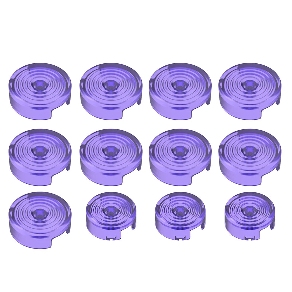 12pcs Arcade Replacement Hitbox Button Caps for Gamerfinger HBFS-30 HBFS-24 Mechanical PushButton Cap for Cherry MX Switches Cap