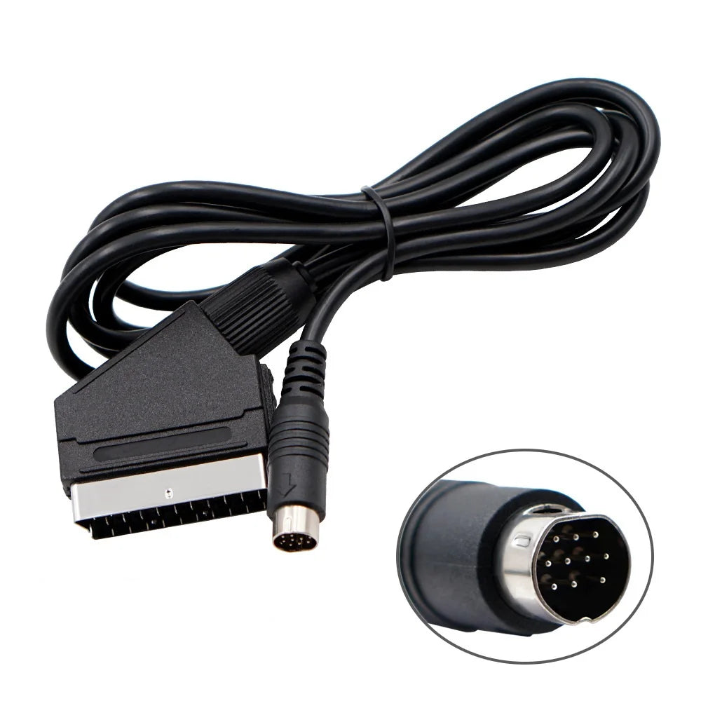 RGB Scart Cable for PS2/PS3, Megadrive, Dreamcast, Saturn, Xbox