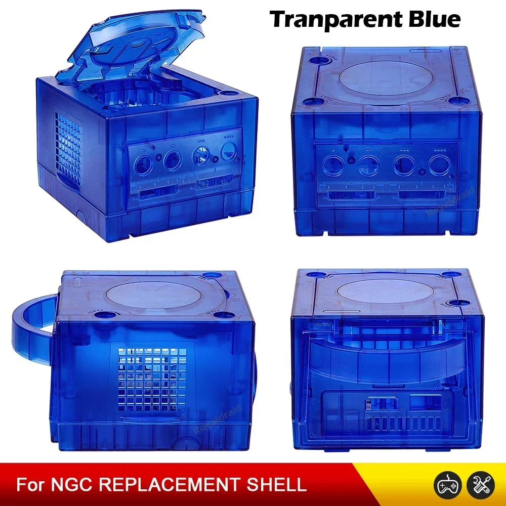 Transparent Black Blue Orange Purple Green White Housing Replacement Shell Case For Nintend Gamecube NGC DOL-001 and DOL-101 Game Accssories