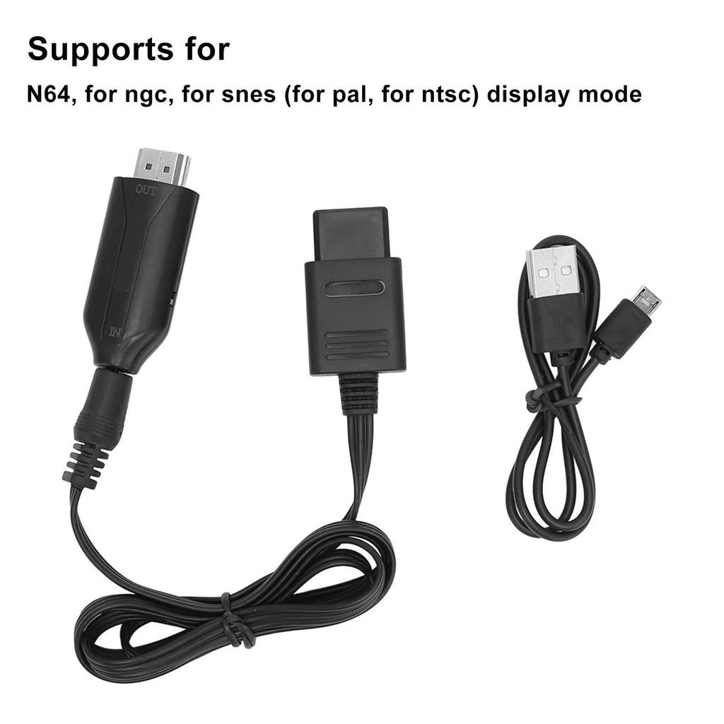 N64 SNES GameCube to HDMI Converter, 1080P Plug and Play