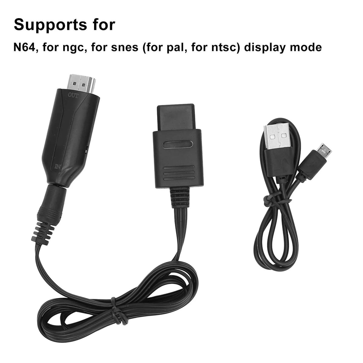 N64 SNES GameCube to HDMI Converter, 1080P Plug and Play
