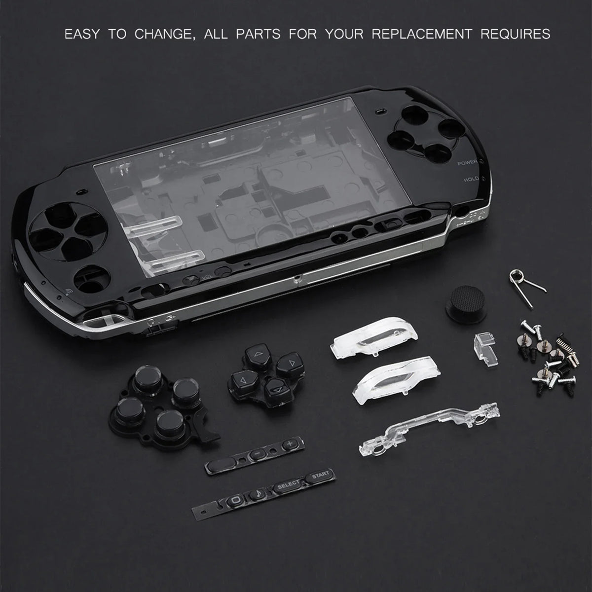 Full Housing Shell Replacement for PSP 3006, Repair Parts Case