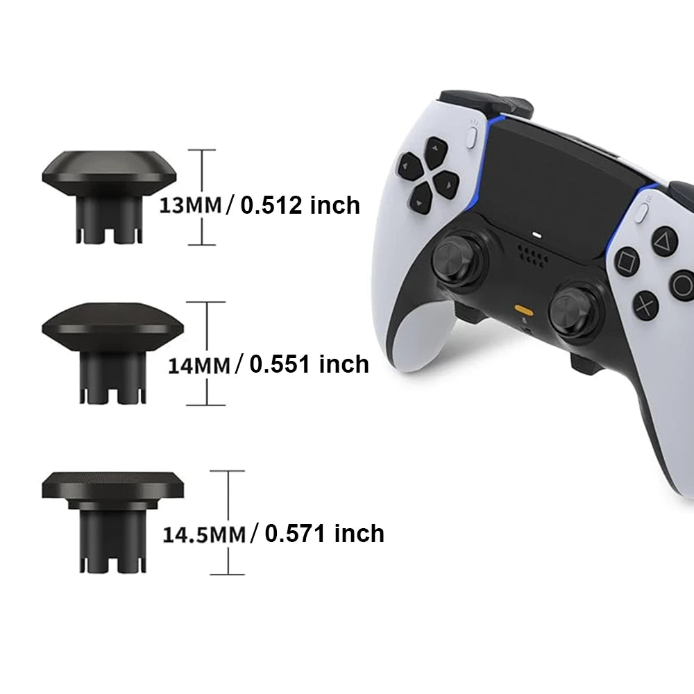 2024 NEW Metal Thumbsticks for PS5 PS4 Controller Buttons 3D Analog Stick Joystick Replacement Accessories Parts