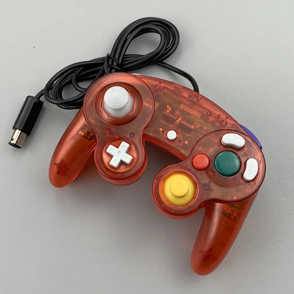 New Wired Game Controller for GameCube NGC Single Button Wired Gamepad Joystick for NGC Game Console