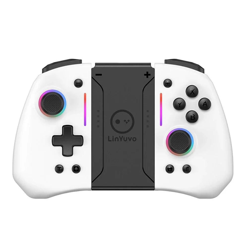 LinYuvo KS42 Wireless Gamepad for Switch OLED Lite, RGB Gyro