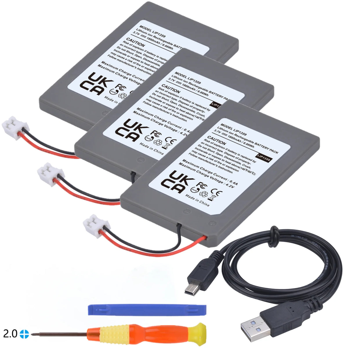 Batmax 1800mAh LIP1359 Battery for PS3 DualShock 3 Controller
