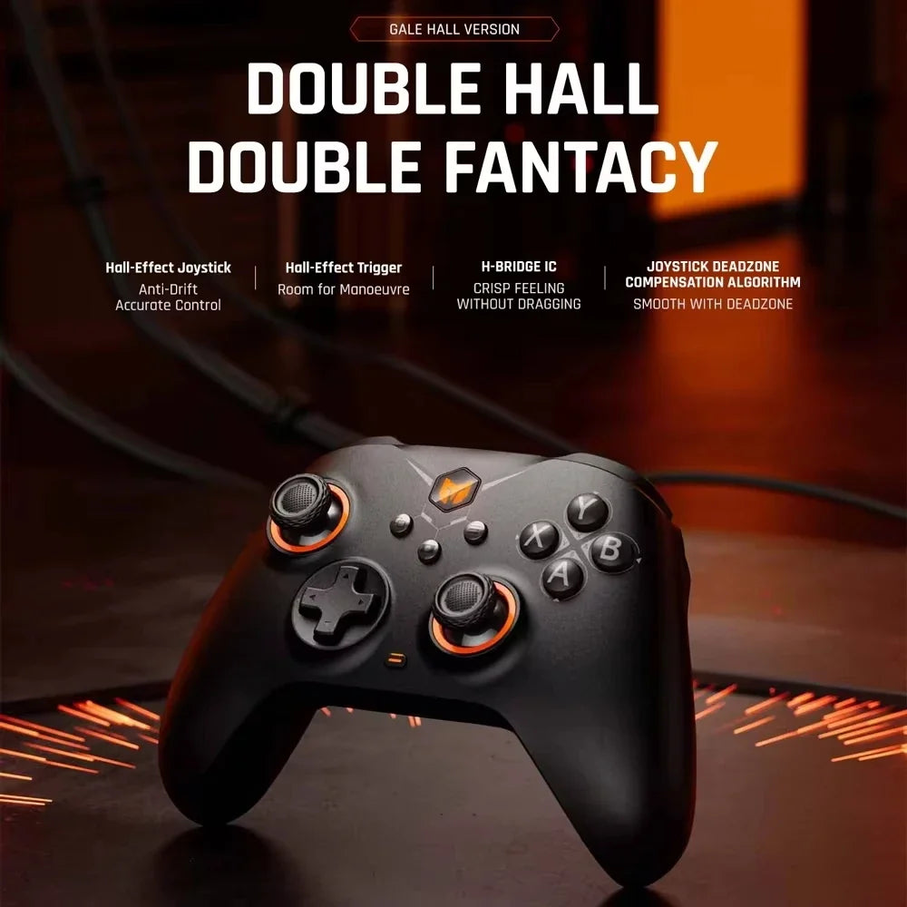 BIGBIG WON Gale hall 2024 New Wireless Gaming Controller Gamepad for Nintendo Switch/PC/iOS/Android with Charging Dock