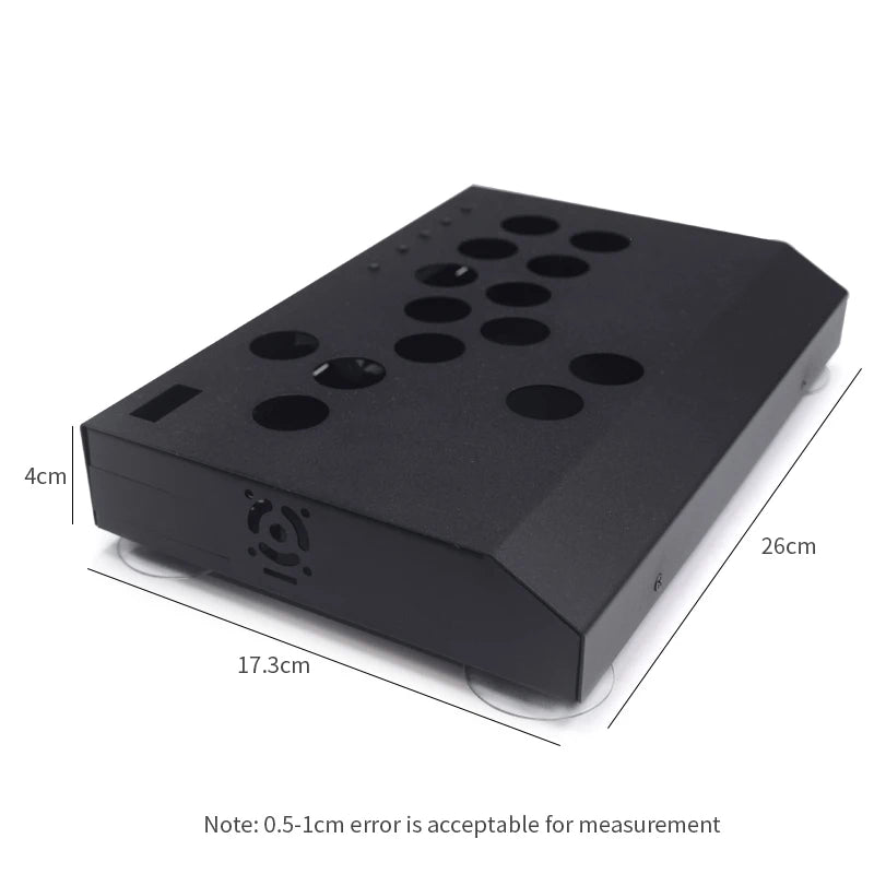 IYO Empty Wooden Box for Arcade Game Machine, DIY Joystick Button