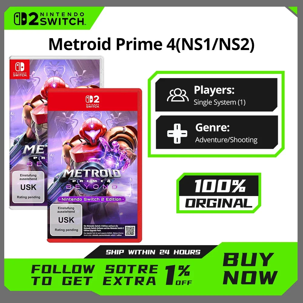Metroid Prime 4: Beyond for Nintendo Switch 1 and Switch 2