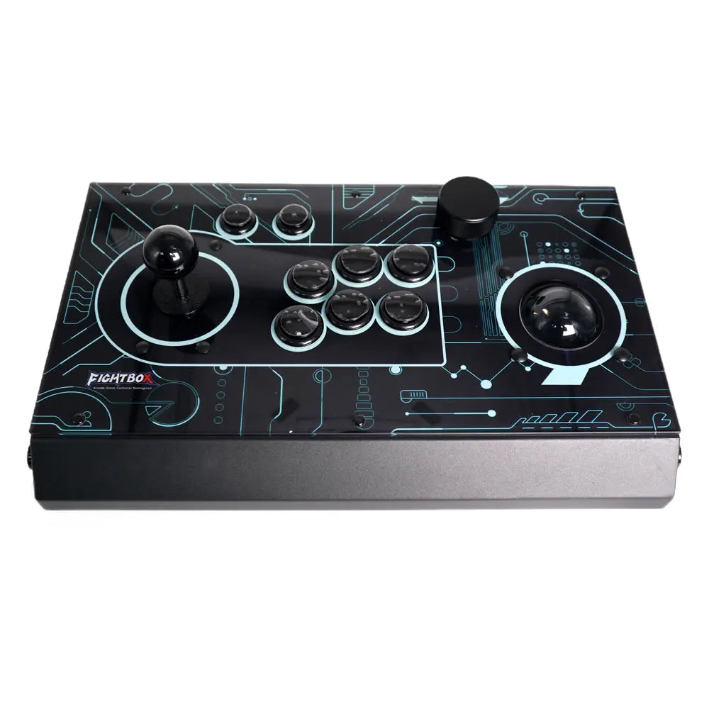 FightBox R10-PRO Arcade Stick with Trackball & Spinner for PC