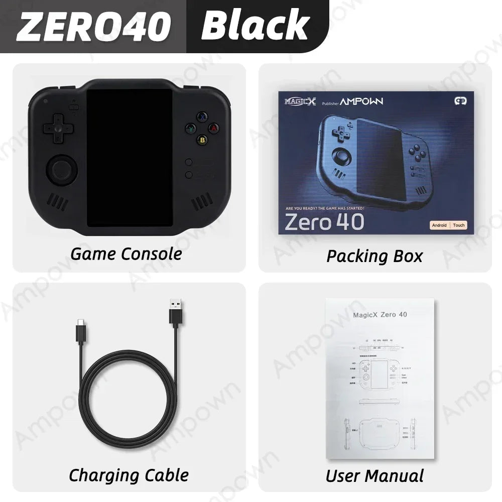AMPOWN Zero 40 Android Handheld, 4-inch IPS Multi-Touch, A133P