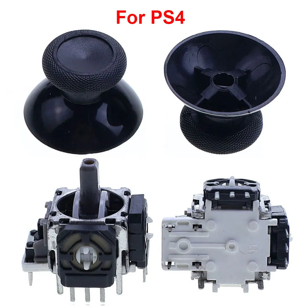 For PS2 PS3 PS4 Pro PS5 3D Analog Joystick Sensor Module Replacement For Switch Pro NGC Xbox 360 One Controller Thumb Stick Caps