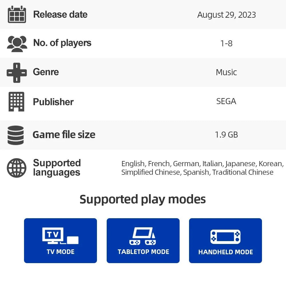 Samba de Amigo: Party Central for Nintendo Switch Game Card