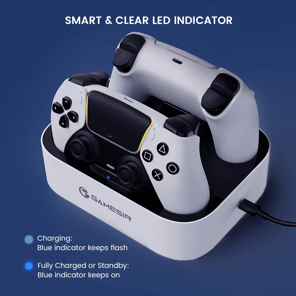 GameSir ZHP501 Dual Charger for PS5 DualSense and Edge