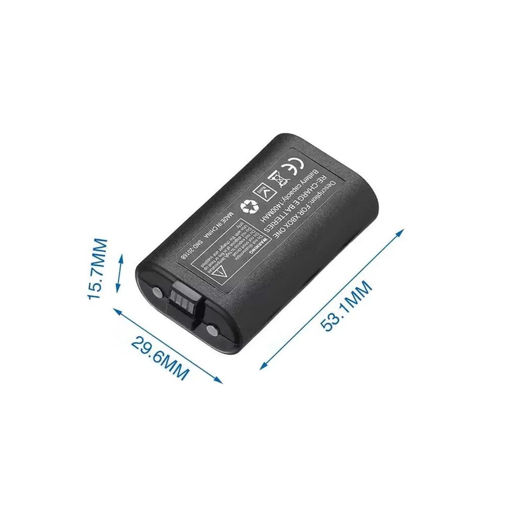 Xbox Series X/S Controller Battery, 1400mAh Rechargeable, One S/X