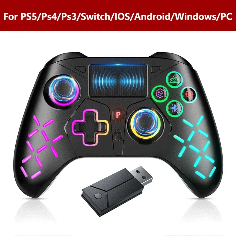 Wireless Controller for PS5 with Dual Motor, Touchpad, Turbo
