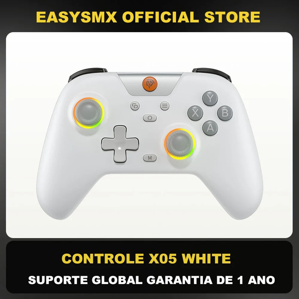 EasySMX X05 Wireless Gamepad for PC, Phone, Switch, Steam, RGB