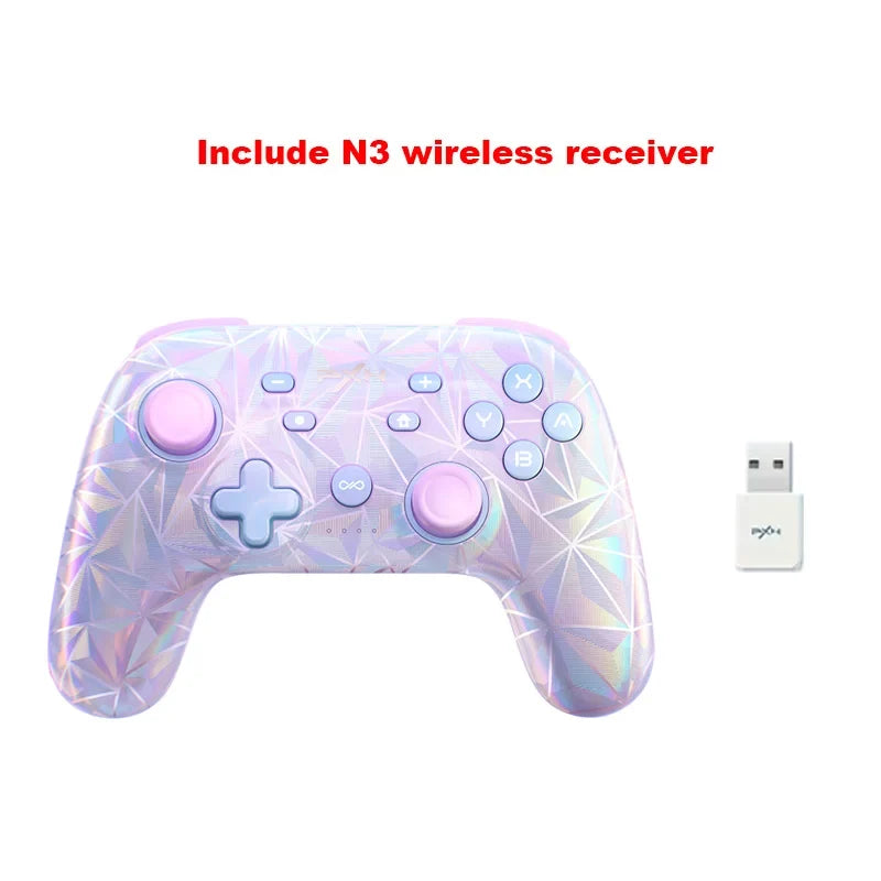PXN P50S Bluetooth Game Controller HD Shock Hall Trigger Rocker Joystick NS/Steam/Pc/Black Myth Wukong Custom Wireless Gamepads