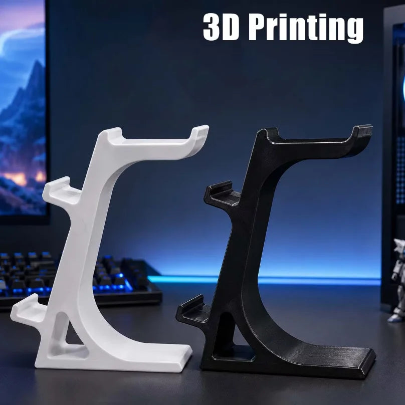 Dual Gamepad and Headphone Stand for Xbox PS5 Switch