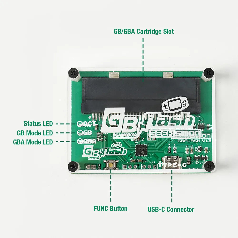 Game Flash Card Burner For Game Boy/Game Boy Advance Backup ROMs And Saves Game Cartridge Flasher For GBA/GBC GB Flash Cart