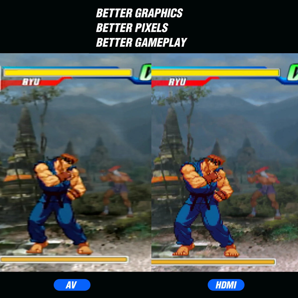 BitFunx HDMI™ Converter For PS2/PS1 Game Consoles With RGB to YPbPr Switch Video Adapter For PS1