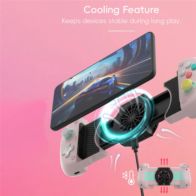X3 Bluetooth Controller, Hall Joysticks, Cooling Fan, Switch