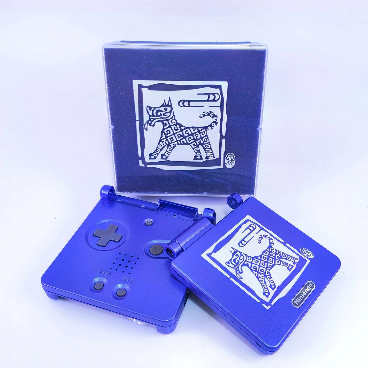 GBA SP Color Printed Replacement Shell, Creative DIY Housing