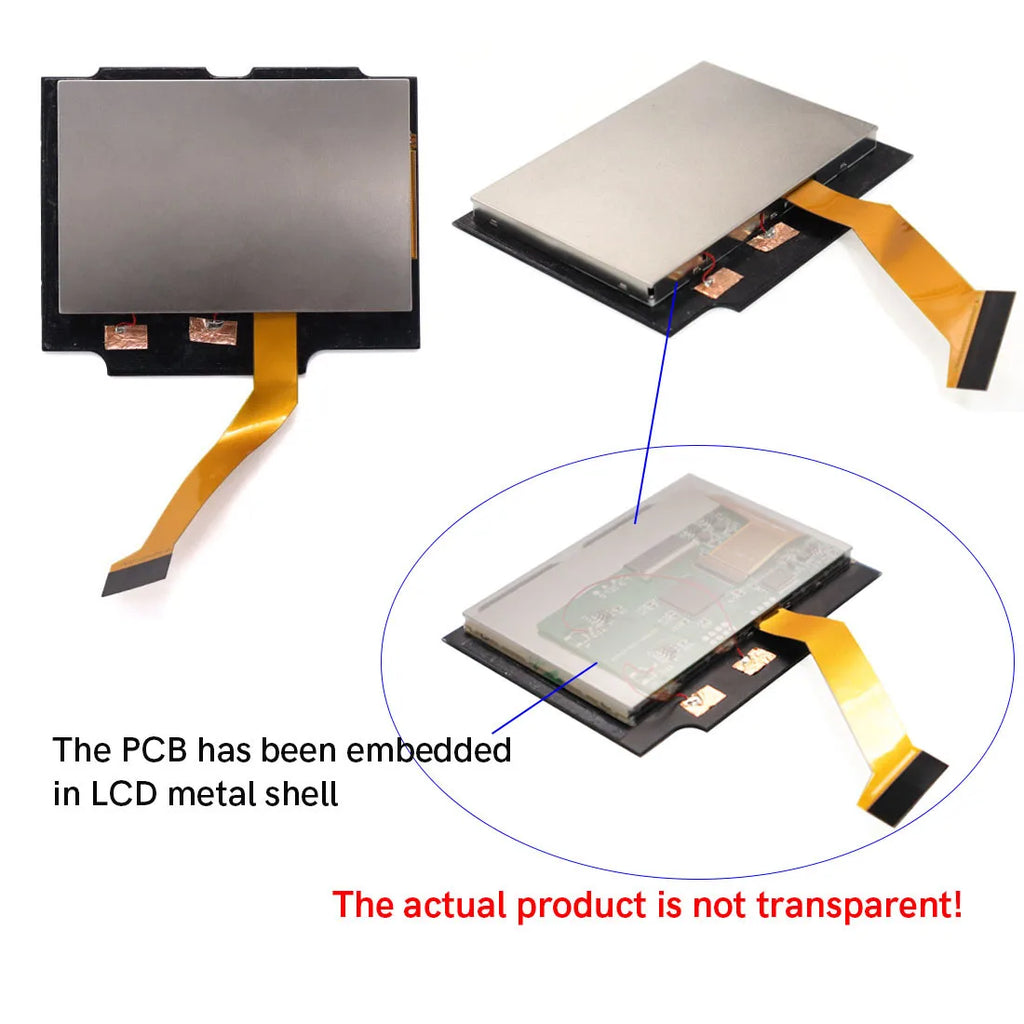 HISPEEDIDO Pre-Laminated IPS 3.0 inch V5 Real Drop in Screen For GBA SP LCD Replacement Kits Build in OSD Menu Easy to Install