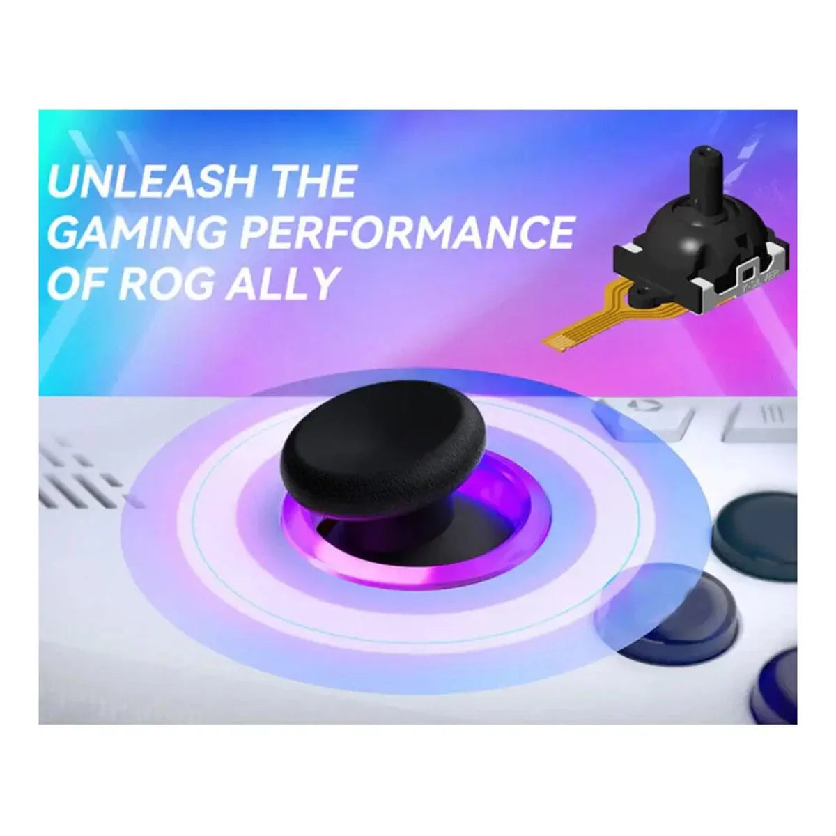 Best 2PCS for Asus ROG Ally Joystick Replacement Hall Joystick for ROG Ally Game Controller for ROG Ally Accessories