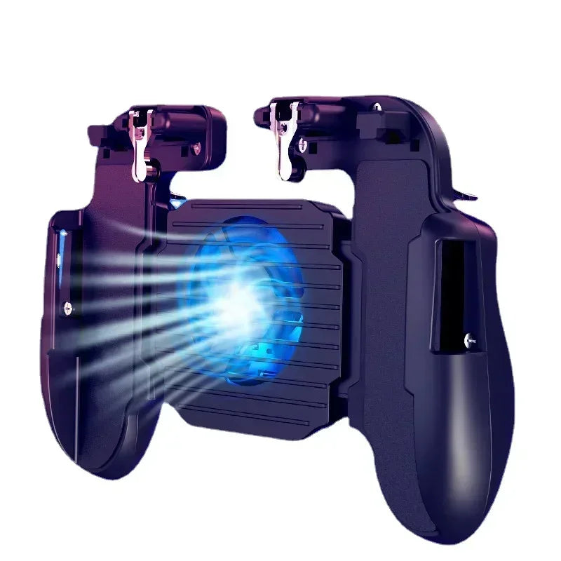 H5 Mobile Phone 4-Finger Gamepad Cooling Fan, iPhone Android