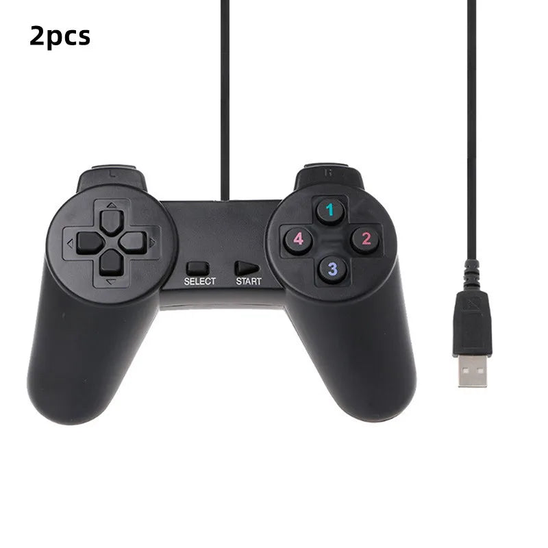 USB 2.0 Wired Multimedia Gamepad Gaming Joystick Joypad Wired Game Controller For Laptop Computer PC