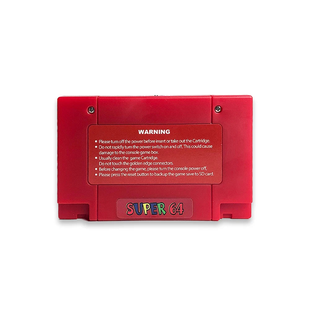 Super 64 340 in 1 Game Cartridge for N64, Region Free, 16GB Card